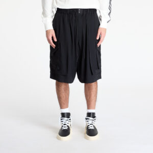 Sort Y-3 Rayon Twill Shorts Black M-alacsony-ár