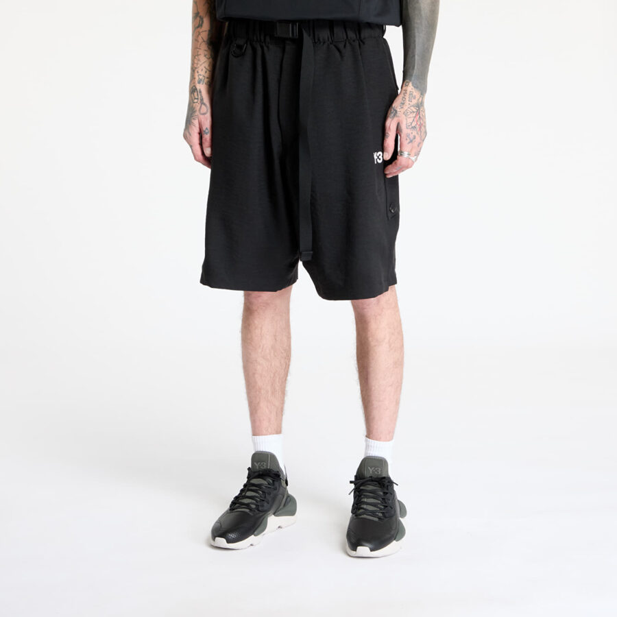 Sort Y-3 Sport Uniform 3-Stripes Shorts UNISEX Black S-alacsony-ár