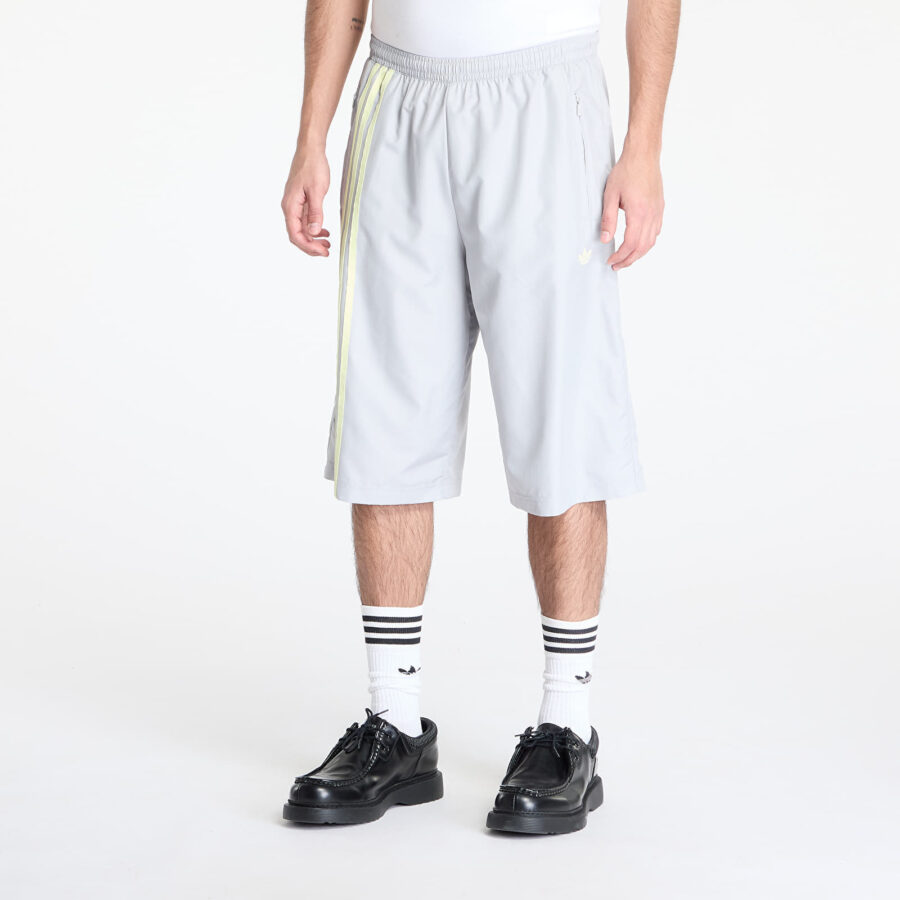 Sort adidas Fashion Front Stripes Firebird Shorts Grey/ Grey Two S-alacsony-ár