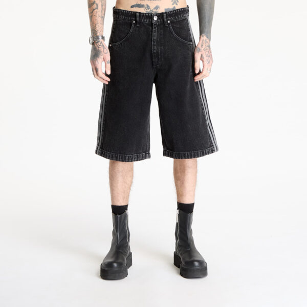 Sort adidas Firebird Adicolor Denim Shorts True Black Denim 30-alacsony-ár