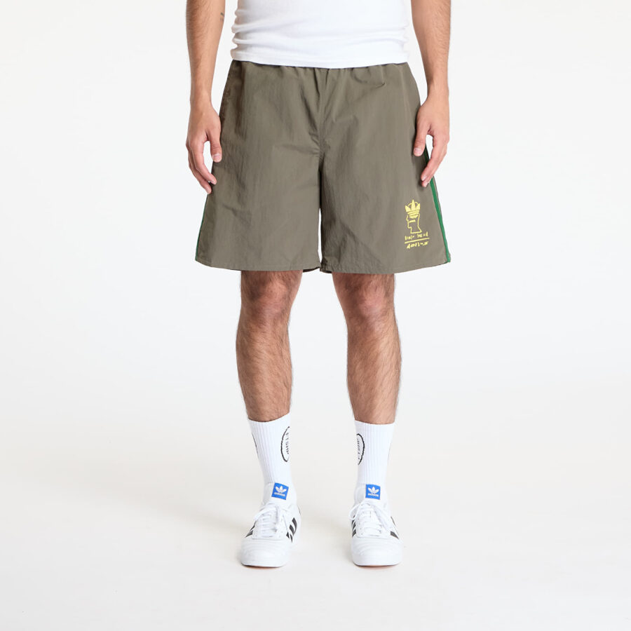 Sort adidas x Brain Dead Shorts Brown/ Branch S-alacsony-ár