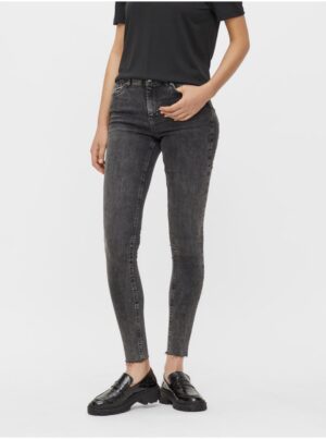 Sötétszürke Skinny Fit farmer darabok Delly - Nők