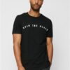 Spin Block Tee Black