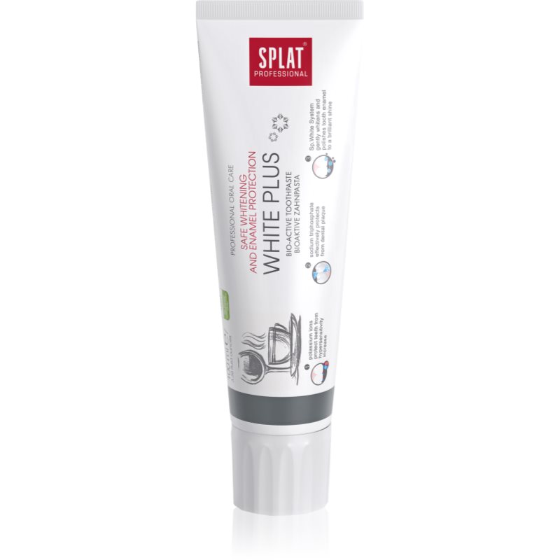 Splat Professional White Plus bioaktív fogpaszta a fogzománc gyengéd fehérítésére és védelmére 100 ml-Ár