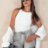 Spodenki damskie CITYCHIC szare Dstreet