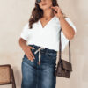 Spódnica jeansowa DENIMFIT niebieska Dstreet