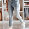 Spodnie damskie jeansowe slim fit SEMIFIT Dstreet