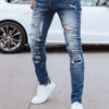 Spodnie męskie jeansowe granatowe Dstreet