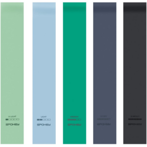 Spokey Artio Set erősítő gumiszalag készlet Green