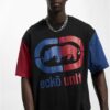 Společnost Ecko Unltd. Grande T-shirt black/red/blue