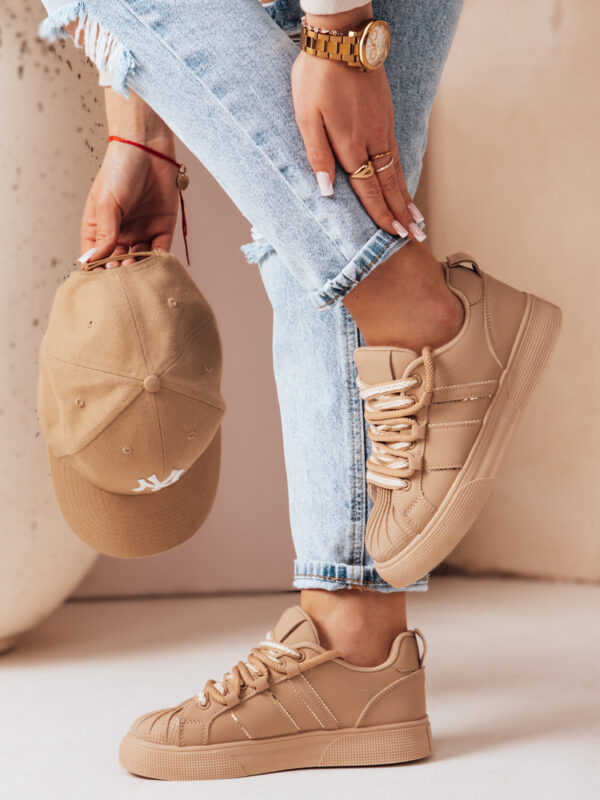 Sportowe sneakersy damskie SNEAKI khaki Dstreet