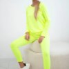 Sports set yellow neon