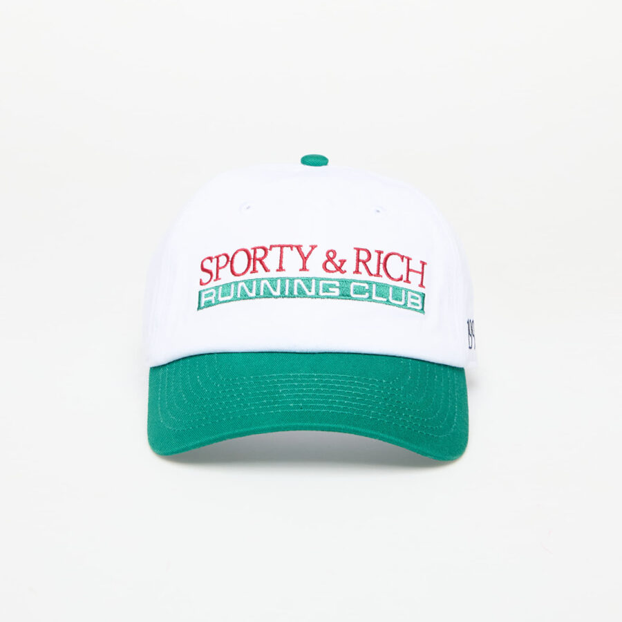 Sporty & Rich Finish Line Hat UNISEX White/ Alpine/ White Universal-alacsony-ár