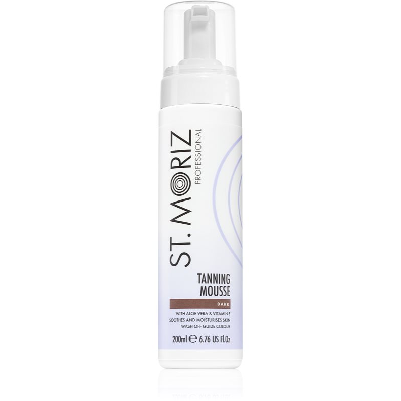 St. Moriz Tanning Mousse önbarnító hab árnyalat Dark  200 ml-Eredeti