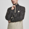 Stand Up Collar Pull Over Jacket Black/Concrete