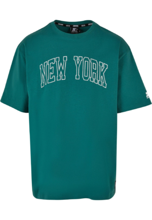 Starter Black Label Póló 'New York'  sötétzöld / fehér-Ár