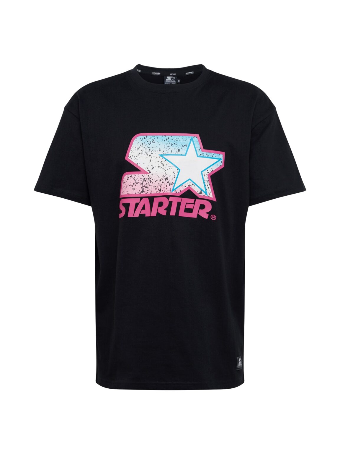 Starter Black Label Póló  rózsaszín / fekete / fehér