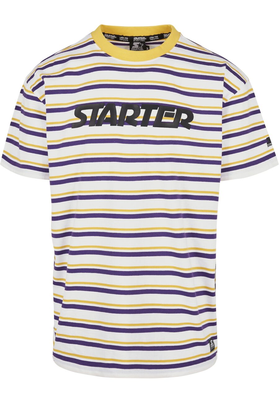 Starter Black Label Póló  sárga / sötétlila / fekete / fehér-hu
