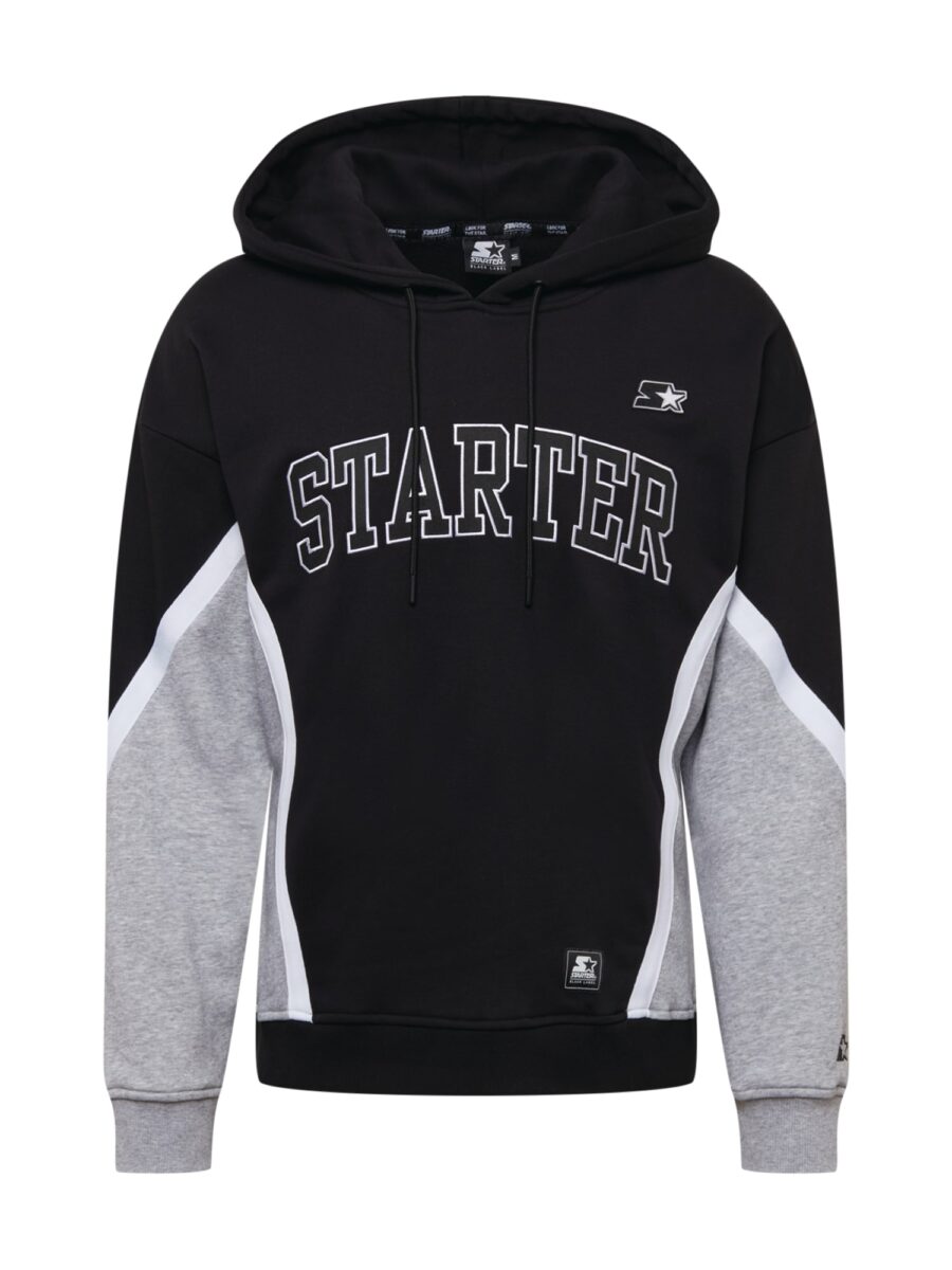 Starter Black Label Tréning póló  szürke melír / fekete / fehér-hu