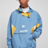 Starting windbreaker hrznblu/clifrniyllw/whte