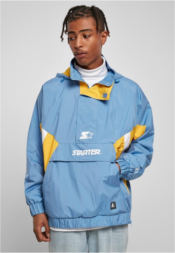 Starting windbreaker hrznblu/clifrniyllw/whte