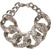 Statement bracelet - silver color