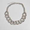Statement necklace - silver color