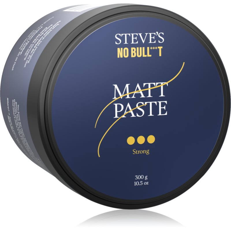 Steve's Hair Paste Strong Matt hajformázó krém Sandalwood 300 g
