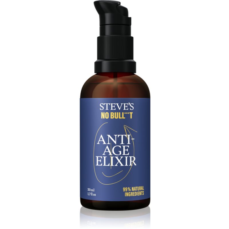 Steve's No Bull***t Anti-Age Elixir hidratáló szérum a ráncok ellen uraknak 50 ml-Ár