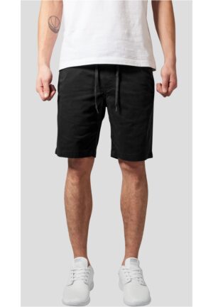 Stretch Twill Joggshorts Black Stretch Twill Joggshorts Black