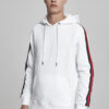 Stripe Shoulder Hoody wht/blk/firered