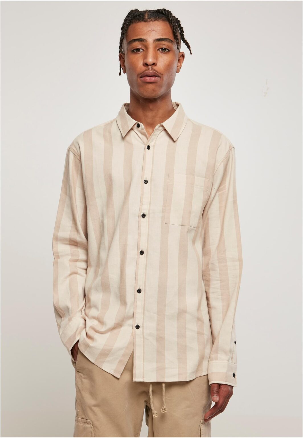 Striped union shirt beige/softseagrass