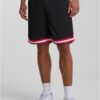 Stripes Mesh Shorts blkredwht