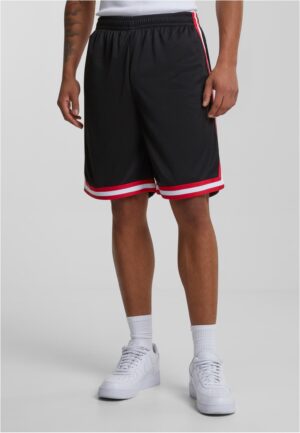 Stripes Mesh Shorts blkredwht Stripes Mesh Shorts blkredwht