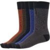 Stripes and Dots 5-Pack multicolor socks
