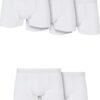 Sturdy Organic Cotton Boxer Shorts 5-Pack White