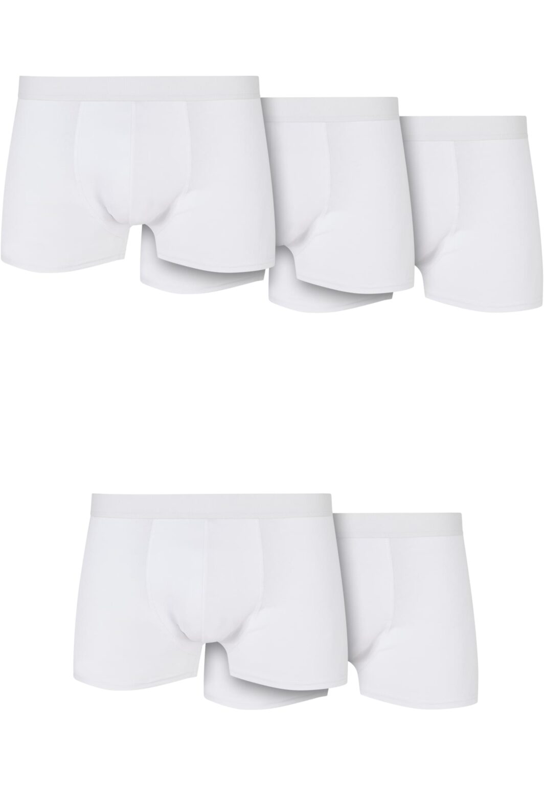 Sturdy Organic Cotton Boxer Shorts 5-Pack White