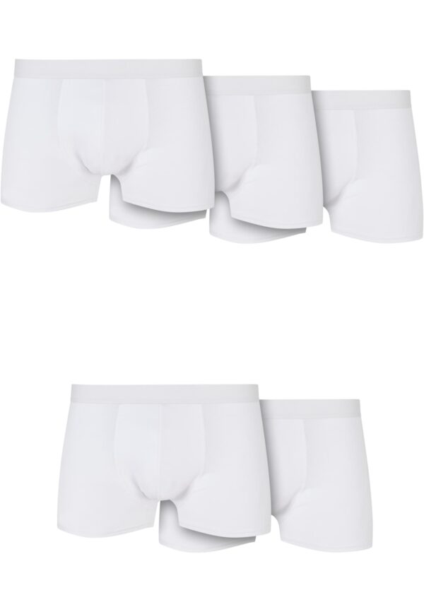 Sturdy Organic Cotton Boxer Shorts 5-Pack White
