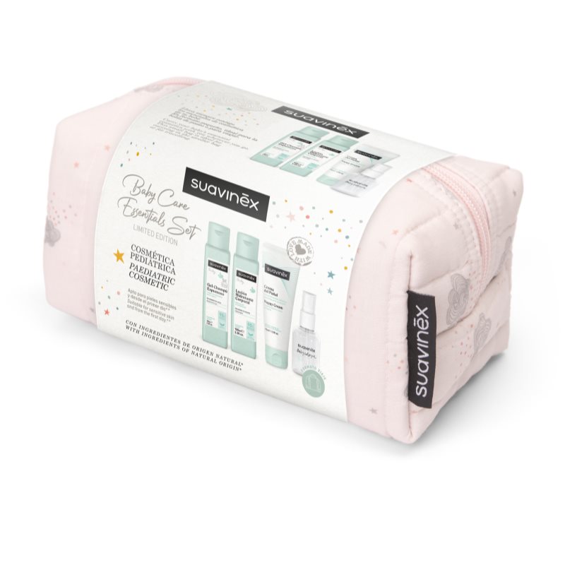 Suavinex Baby Care Essentials Set Pink utazási készlet gyermekeknek-Ár