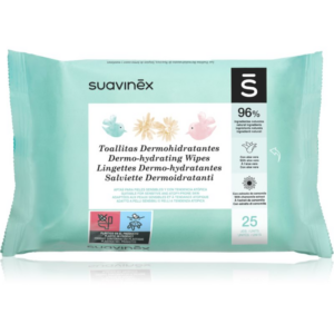 Suavinex Baby Dermo-hydrating Wipes nedves törlőkendők arcra és testre 25 db-Ár