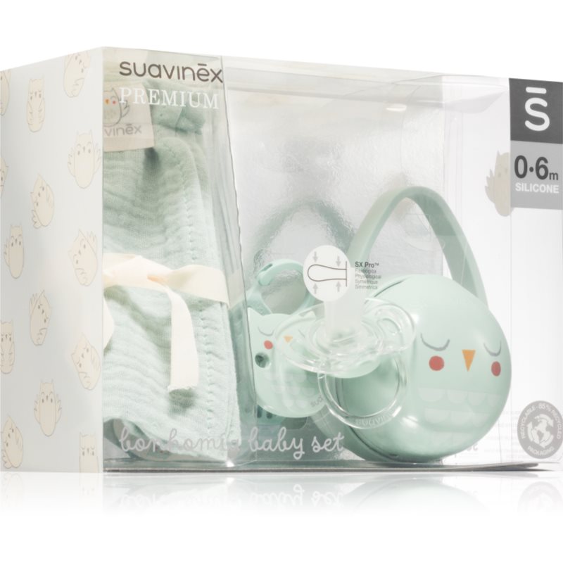 Suavinex Bonhomia Gift Set Green ajándékszett gyermekeknek születéstől kezdődően-Ár