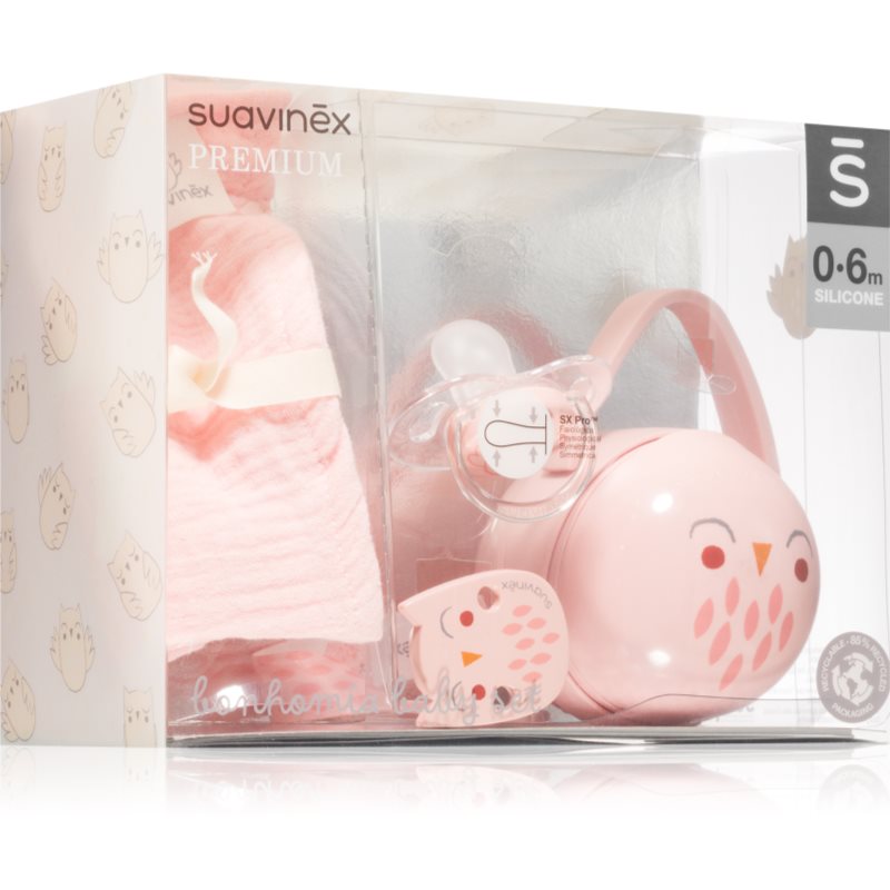 Suavinex Bonhomia Gift Set Pink ajándékszett gyermekeknek születéstől kezdődően-Ár