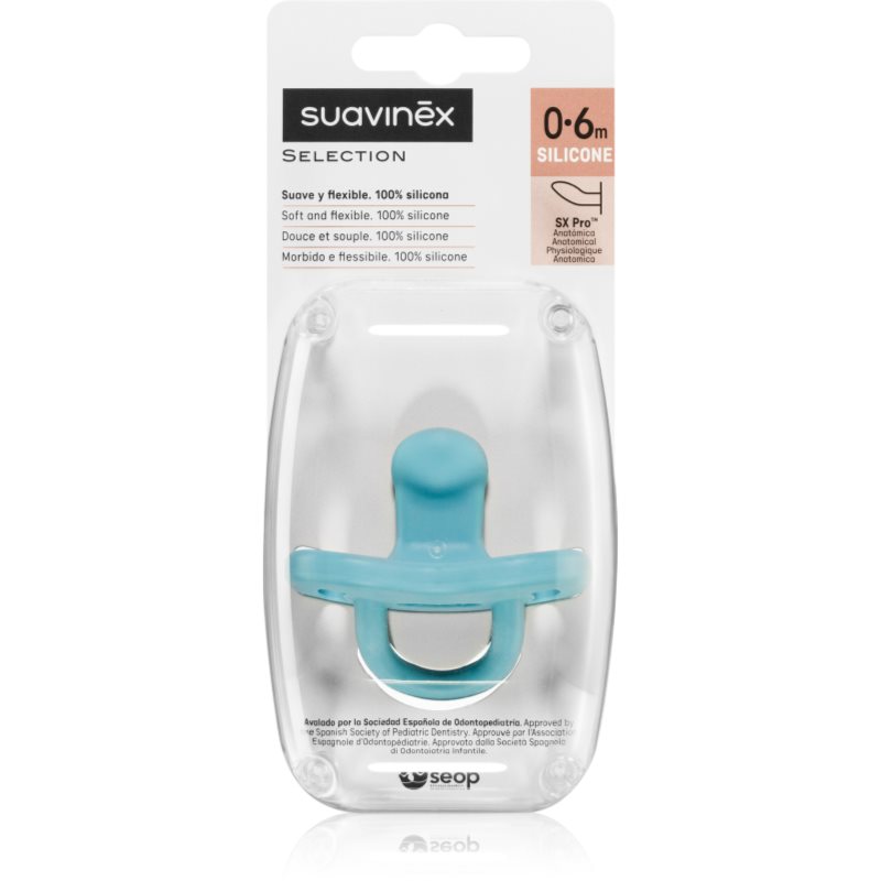 Suavinex Colour Essence SX Pro Anatomical 0-6 m cumi Immensity Blue 1 db-Ár