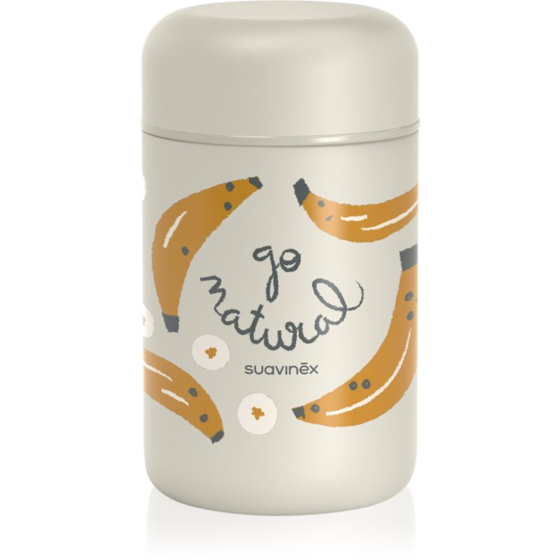 Suavinex Go Natural Food Flask termosz 0 m+ Bananas 400 ml-Ár
