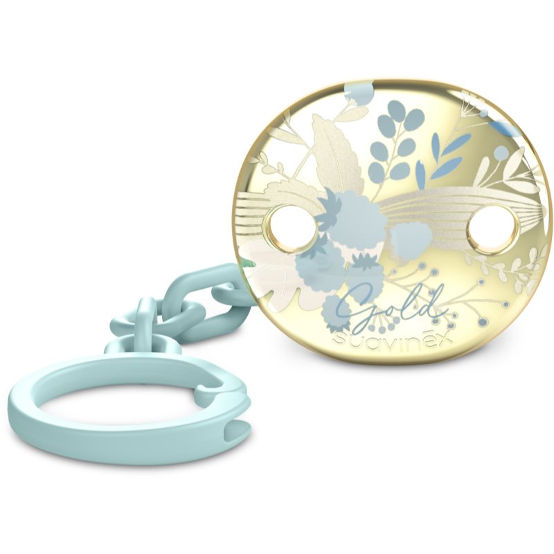 Suavinex Gold Premium Pacifier Clip cumitartó csipesz Blue 1 db-Ár