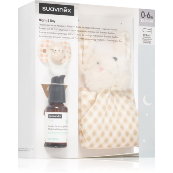 Suavinex Night & Day Gift Set ajándékszett újszülötteknek Cream Lion-Ár