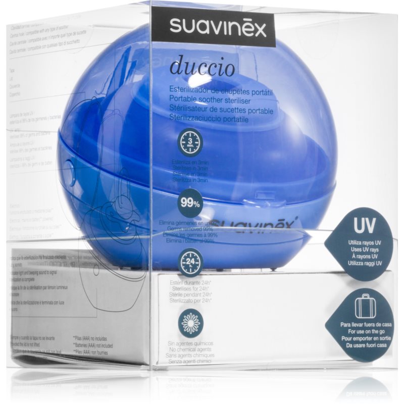 Suavinex Portable Soother Steriliser UV-sterilizáló Blue 1 db-Ár