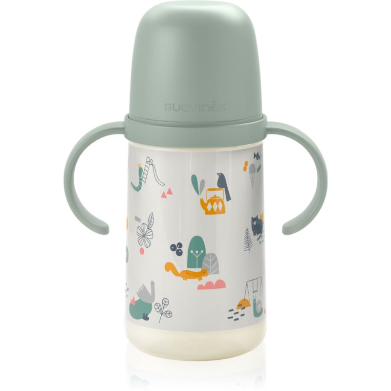 Suavinex Walk Second gyerekkulacs fogantyúval 6 m+ Green 270 ml-Ár