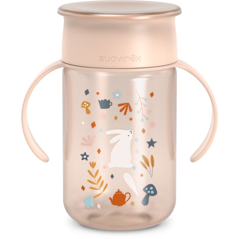 Suavinex Wonderland 360° Trainer Cup gyakorlóbögre Rose 340 ml