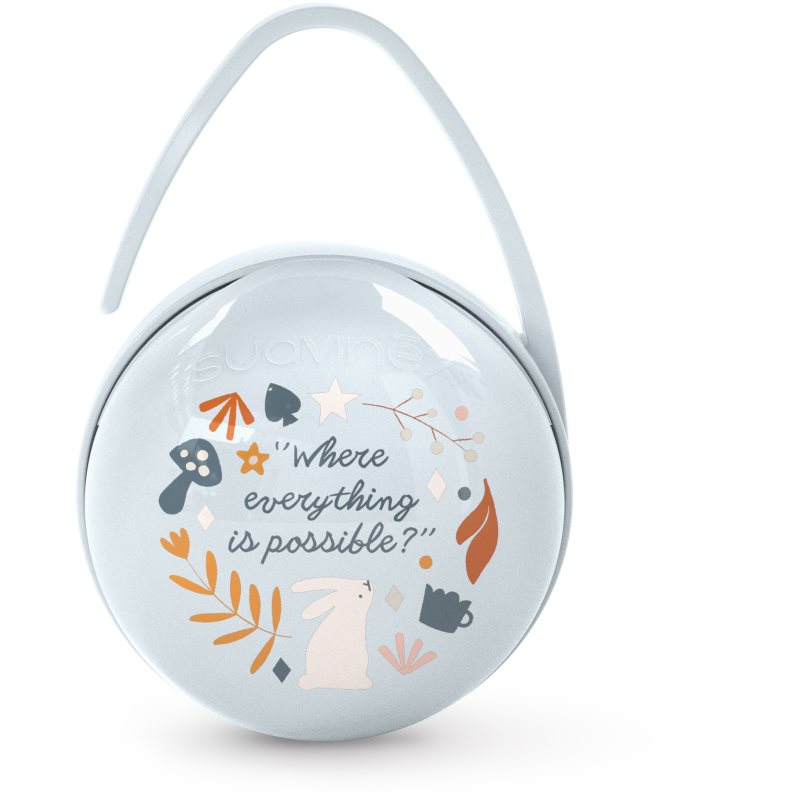 Suavinex Wonderland Duo Soother Case cumitartó doboz Light Blue 1 db